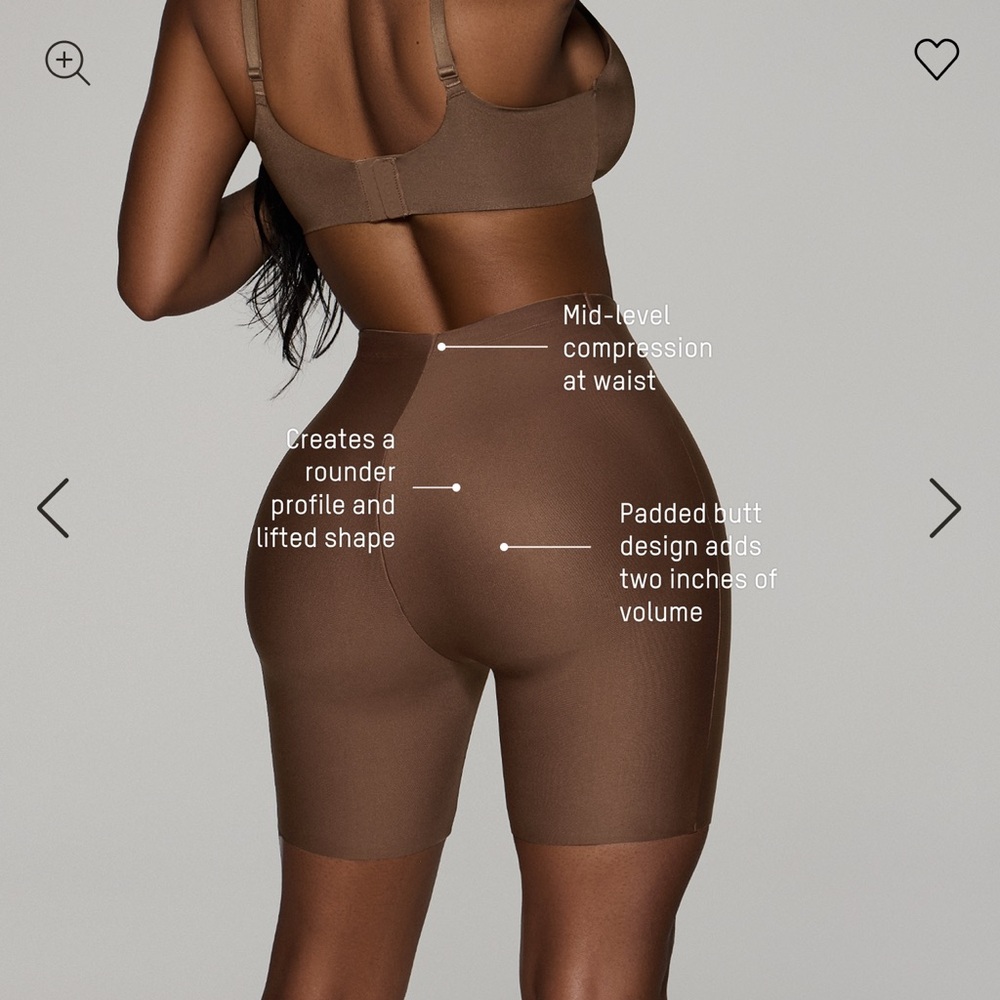 Skims butt enhancing padded shorts 

SOLD OUT 

Size M. Love but need a small.